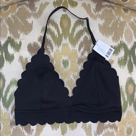 Urban Outfitters Other - Urban Outfitters Scalloped Halter Bralette